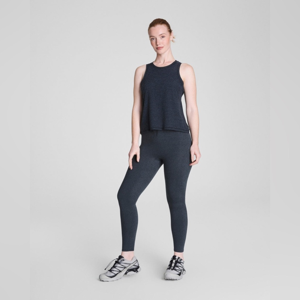 SPANXsupersmooth™ SoftStretch Full-Length Leggings - Very Black / Light Very 1X